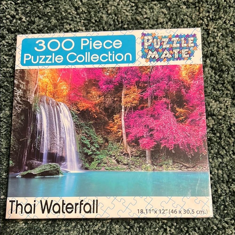 Vibrant Thai Waterfall Puzzle 300 Pieces